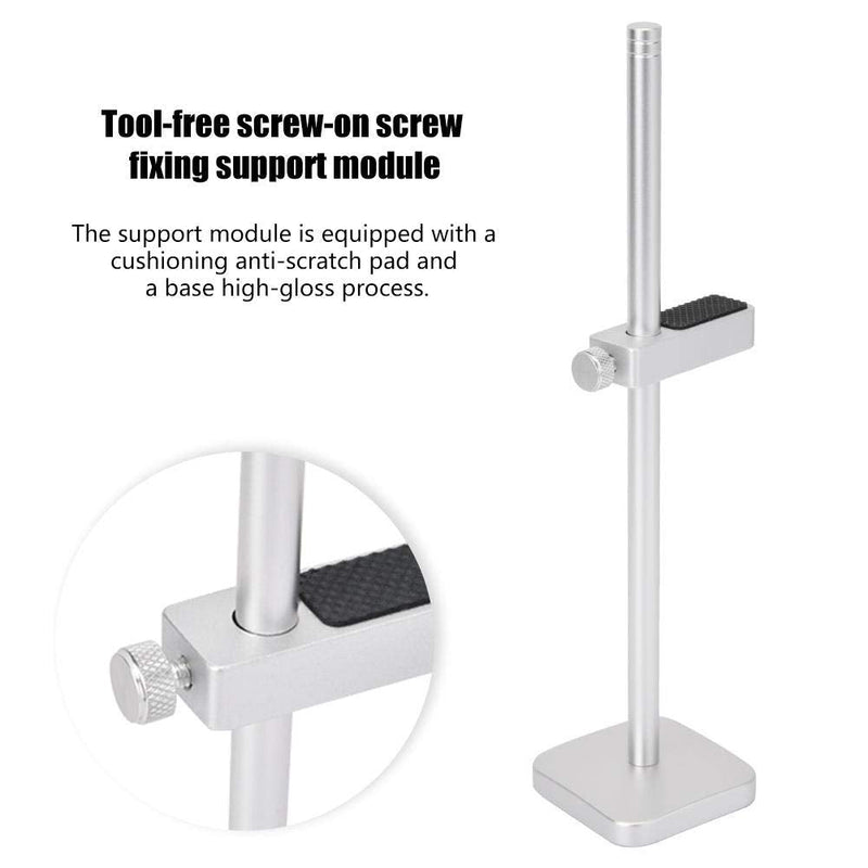  [AUSTRALIA] - Graphics Card GPU Brace Support Holder Bracket, Aluminum Polishing Graphics Card Holder Stand Jack Adjustable Bracket Support (White) silver