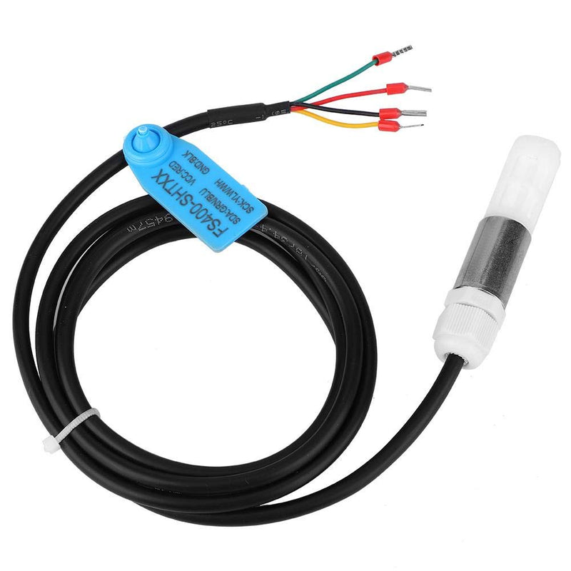  [AUSTRALIA] - Dustproof FS400-SHT3X Digital Soil Temperature Humidity Sensor Probe Made of Stainless Steel and Plastic Housing with I2C Output(SHT31) SHT31