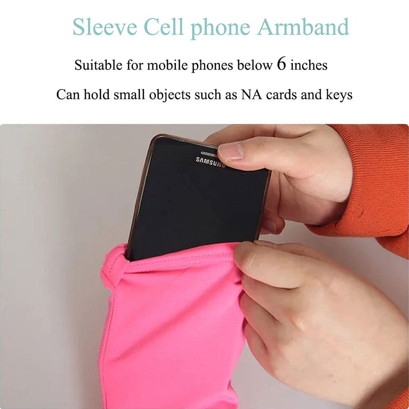  [AUSTRALIA] - Cell Phone Armband for Running, Fitness and Gym Workouts Outdoor Arm Raglan Sleeve Pouch Sport Mobile Holder Fits up to 6" Phone (iPhone, Samsung Galaxy & LG, Google) Black