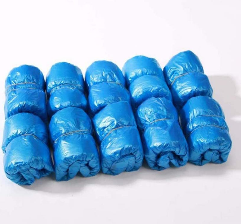  [AUSTRALIA] - URED Disposable Shoe Cover Refills for Automatic Shoe Cover Dispenser Machine, T-Buckle Shoe Cover 100 Pcs