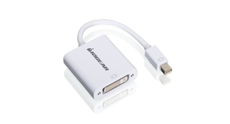  [AUSTRALIA] - IOGEAR Mini DisplayPort (M) to DVI (F) Adapter - Full HD 1080p - Thunderbolt Compatible - DVI 1.0 up to 1.65Gbps - MacBook Air/Pro - Microsoft Surface Pro/Dock - Monitor - Projector & More - GMDPDVIW6 Mini DisplayPort to DVI Adapter Cable