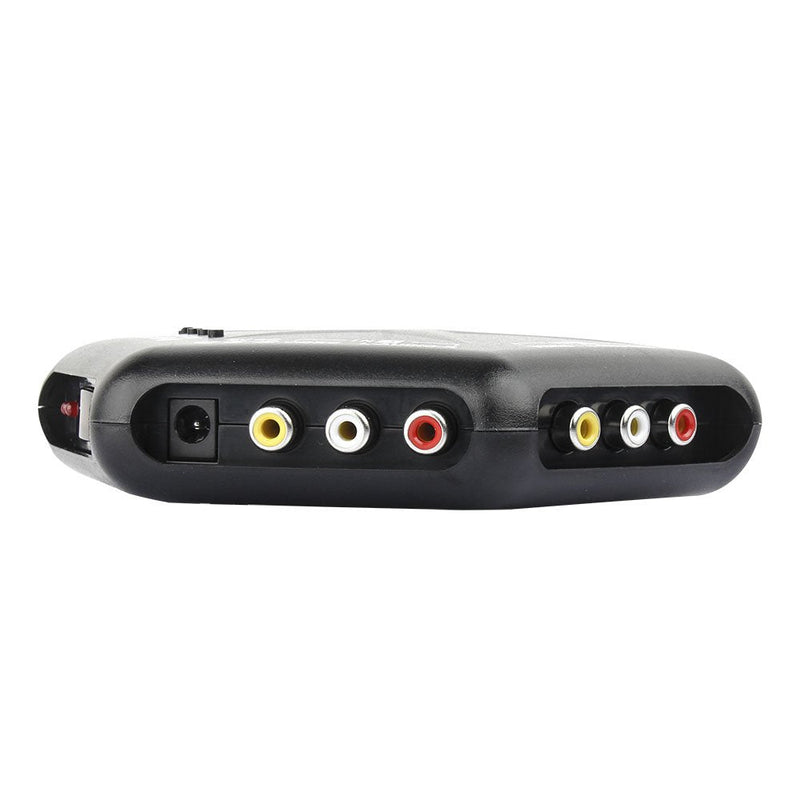  [AUSTRALIA] - RCA Splitter with 4-Way Audio Video，4 Port Input 1 Output Audio Video AV RCA Switch 4 Ways Selector Splitter Box for DVD STB Game Consoles (4 in 1 Out- A) 4 in 1 out- A