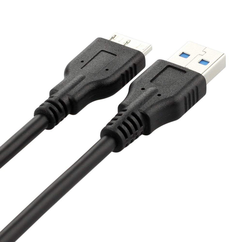 USB 3.0 Micro Cable (2 Pack), 1ft USB 3.0 A to Micro B Cable, 3.3ft USB C to Micro B Cord Compatible with Camera, Seagate External Hard Drive, WD Western Digital My Passport and Elements Hard Drives - LeoForward Australia