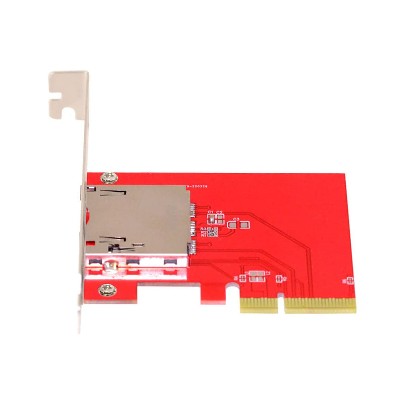  [AUSTRALIA] - cablecc M.2 NVMe 2230 M-Key SSD to CF-Express Type-B Adapter for Xbox Series X&S CH SN530 SSD PCIe4.0 Expansion Memory Card (Black PCI-E 4X to CFExpress Adapter) Black PCI-E 4x to CFExpress Adapter