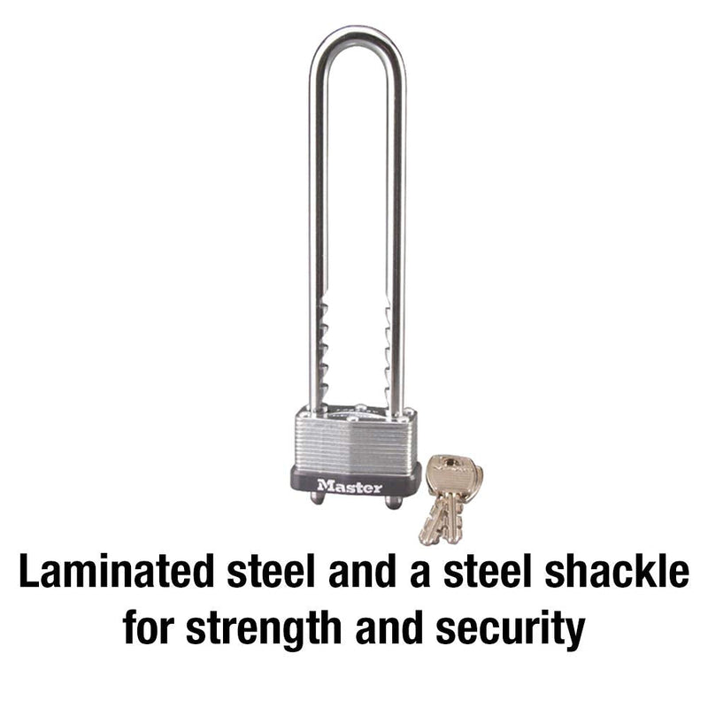  [AUSTRALIA] - Master Lock 517D Laminated Padlock with Long Shackle Standard