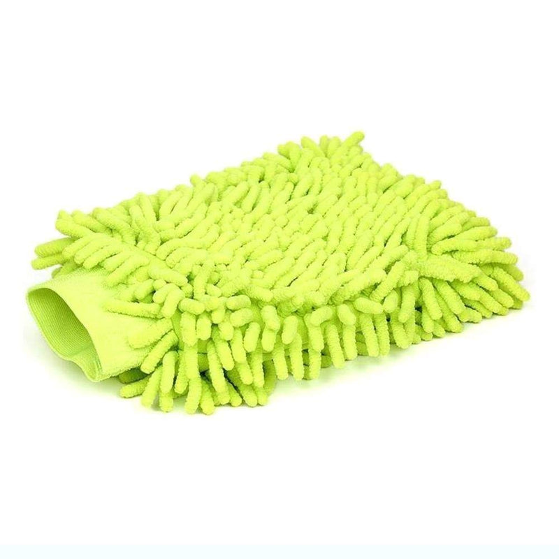  [AUSTRALIA] - UTowels Premium Multi-Color Microfiber Towels 16" x 16" and Microfiber Mitts (1 Green Wash Mitts) 1 Green Wash Mitts