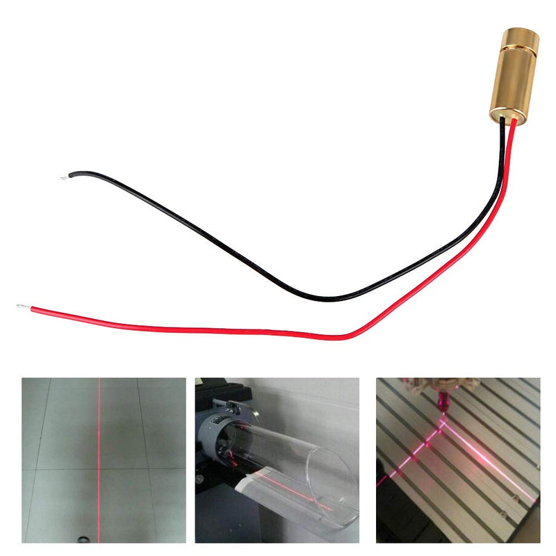  [AUSTRALIA] - Focusable laser module, 2.8-5V | 650nm | 5mW | 9 * 23mm diode module Red Dot laser head measuring tool (line)