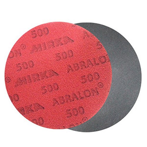  [AUSTRALIA] - Mirka Bowling Abralon Pad 500 Grit - sanding pad - 150mm diameter - Velcro backing