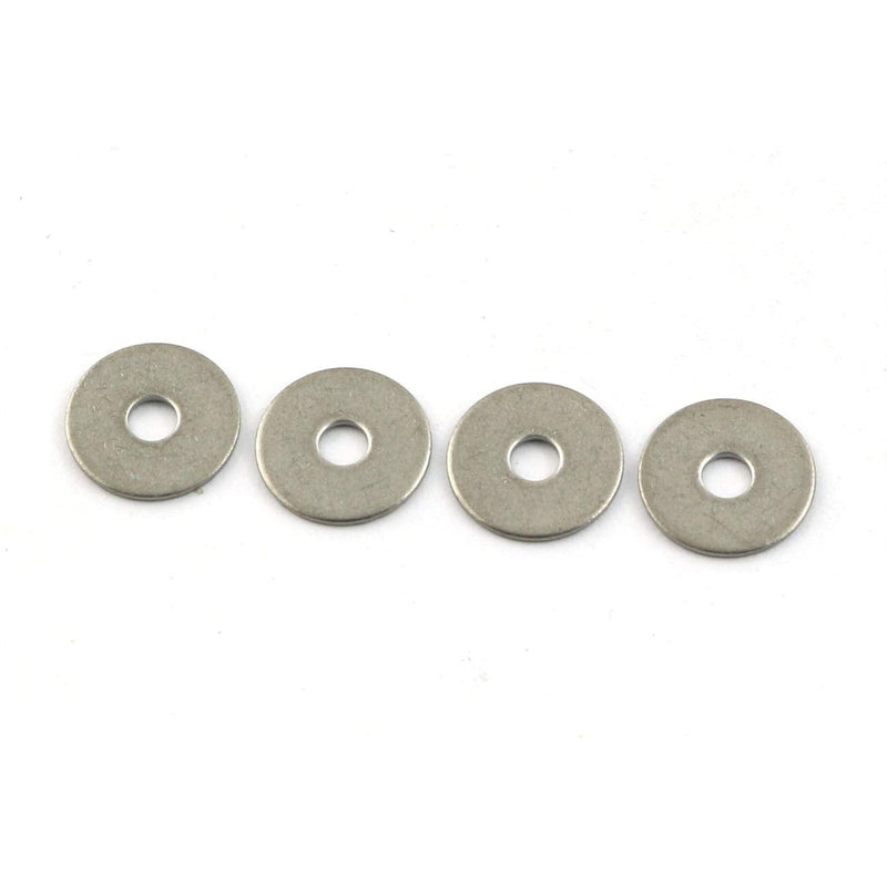  [AUSTRALIA] - PZRT 40pcs M3 304 Stainless Steel Flat Washer Adjustment Hardware Fitting Accessories Metal Gasket for Bolts & Screws