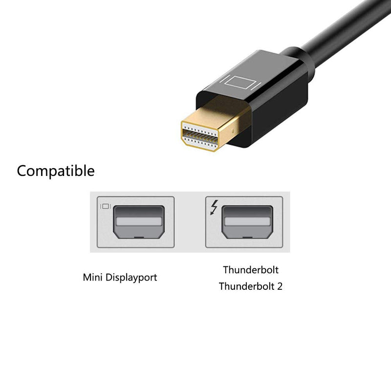  [AUSTRALIA] - Mini Displayport to HDMI Adapter - Anbear Thunderbolt to HDMI Cable, Gold-Plated Display Port to HDMI Adapter Compatible with MacBook Pro, MacBook Air, Mac Mini, Microsoft Surface Pro 1 Pack