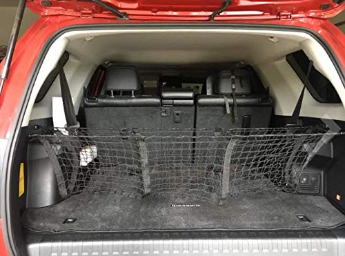  [AUSTRALIA] - VCiiC Black Trunk Cargo Net Organizer Storage for Jeep Wrangler JK JKU JL JLU (2007-2018)