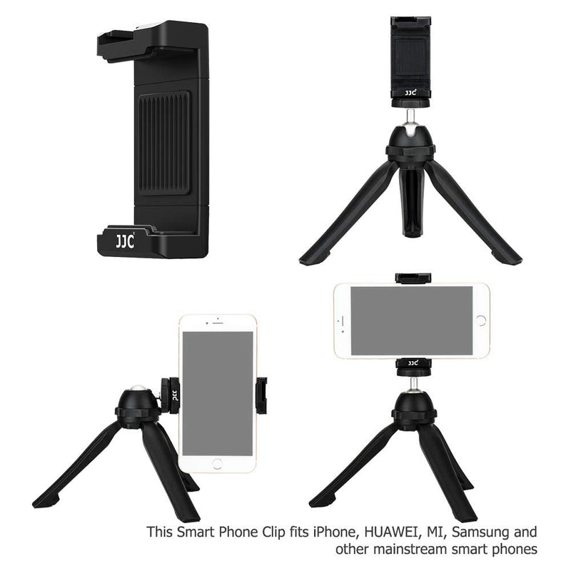  [AUSTRALIA] - JJC Mini Tabletop Tripod Stand and Handle Grip for GoPro Hero 10 9 8 7 DJI Osmo Insta360 AKASO Action Camera, iPhone Android Samsung Phone, Compact DSLR Mirrorless Digital Vlog Camera and Camcorder Non-extendable