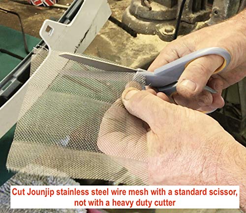  [AUSTRALIA] - Jounjip Reinforcing Stainless Steel Mesh for Bumper Kayak Thermoplastic Repairs - Use with Plastic Welding Kit