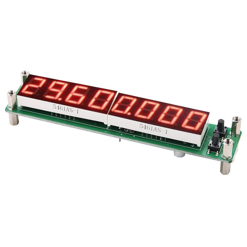  [AUSTRALIA] - PLJ-8LED-H RF 0.1~1000 MHz test module frequency counter, digital signal frequency counter cymometer (red) font with red backlight