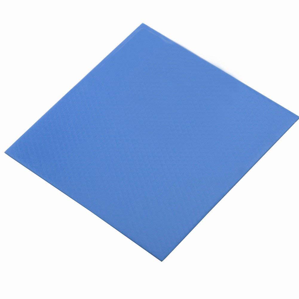  [AUSTRALIA] - Soft Thermal Silicone Pad Wathai 100x100x1mm Blue Cooling for CPU GPU VGA IC Heatsink Size:100x1mm; Color: Blue