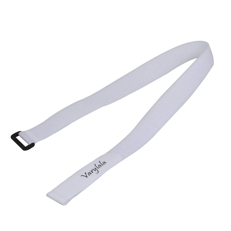  [AUSTRALIA] - 4 Pcs Varylala Versatile Hook and Loop Cable Ties Straps Tie Downs Fastening Securing Straps (40"x1.5", White) 40"x1.5"