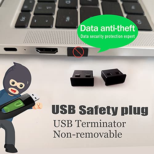  [AUSTRALIA] - 20 pcs Permanently Non-Detachable USB Port Dust Cover 2.0/3.0 Port Plug Cover Cap Plastic USB Female Interface Anti Dust Protector Compatible with Table PC Notebook Laptop (White) White