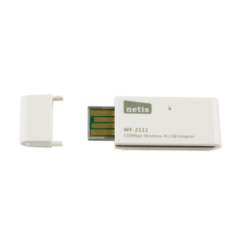 Netis WF2111 Wireless N150 USB Adapter, Supports Windows, Mac OS, Linux, WPS East Setup - LeoForward Australia