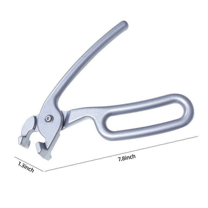 [AUSTRALIA] - SPX Pizza Pan Gripper for Deep Pizza Pans,Heavy Duty Cast Aluminum Pan Tongs,Great for Pulling Hot Pizza Pan out of the Microwave,Oven … Silver