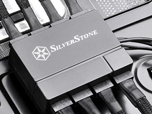 SilverStone PWM Fan Hub System Cables, Black (CPF04) - LeoForward Australia