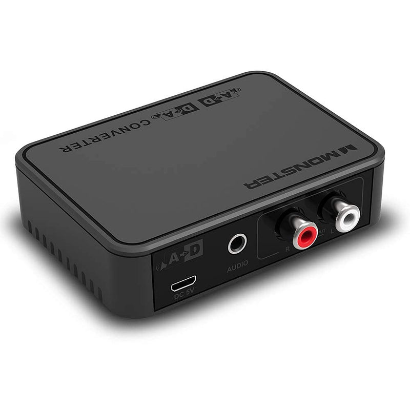  [AUSTRALIA] - Monacor Monster Combo Audio Converter Black (Digital/Analog)