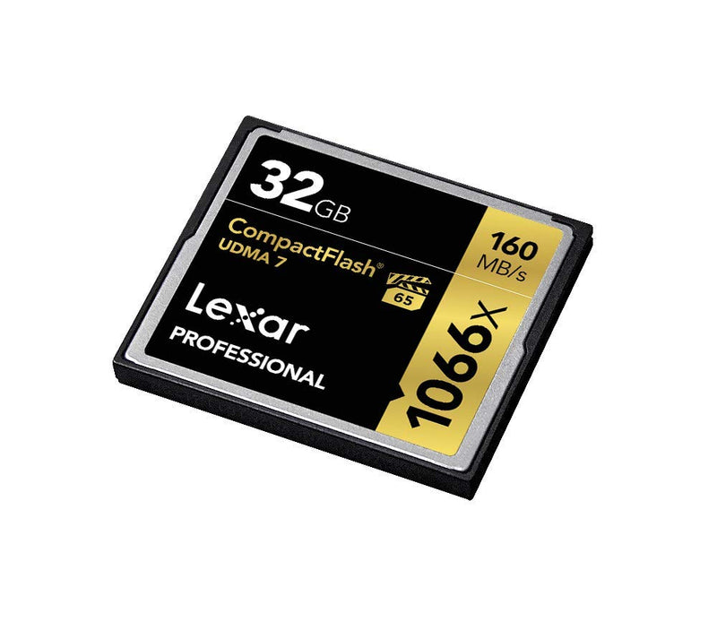  [AUSTRALIA] - Lexar Professional 1066x 32GB CompactFlash Card & SanDisk 64GB Extreme PRO SDXC UHS-I Card - C10, U3, V30, 4K UHD, SD Card - SDSDXXY-064G-GN4IN