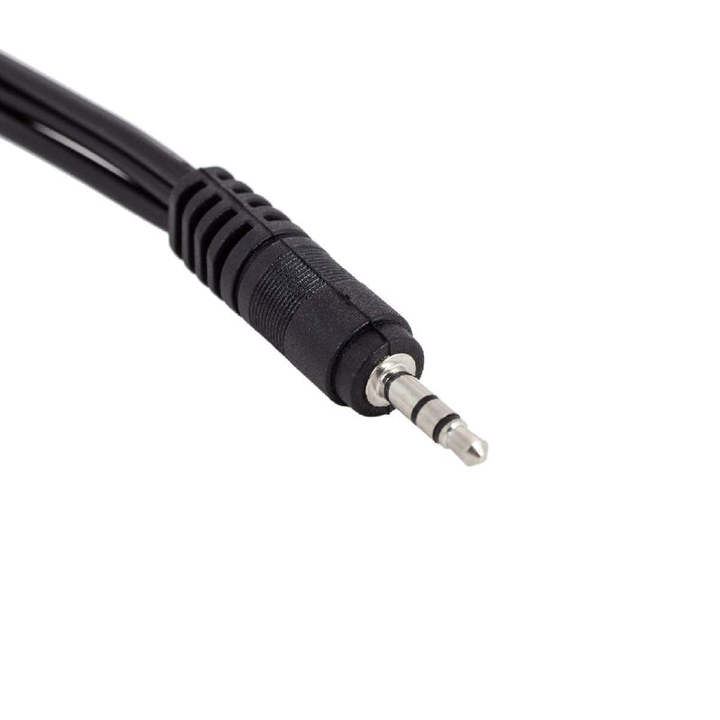 Ancable 3.5mm (1/8") TRS 1 Male to 3 Female 3-Way Stereo Splitter Audio Cable Nickel-Plated - LeoForward Australia