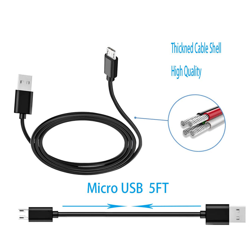  [AUSTRALIA] - Charger Cable for Cardo PTB00001/PTB00040-PACKTALK Bold, FRC4P001/FRC4P101-FREECOM 4 Plus, Sena SMH10D-10, 10-10, 10R, 10-11, 20S-01, EVO, 30K-01, SPH10 Motorcycle bluetooth headset Micro cable
