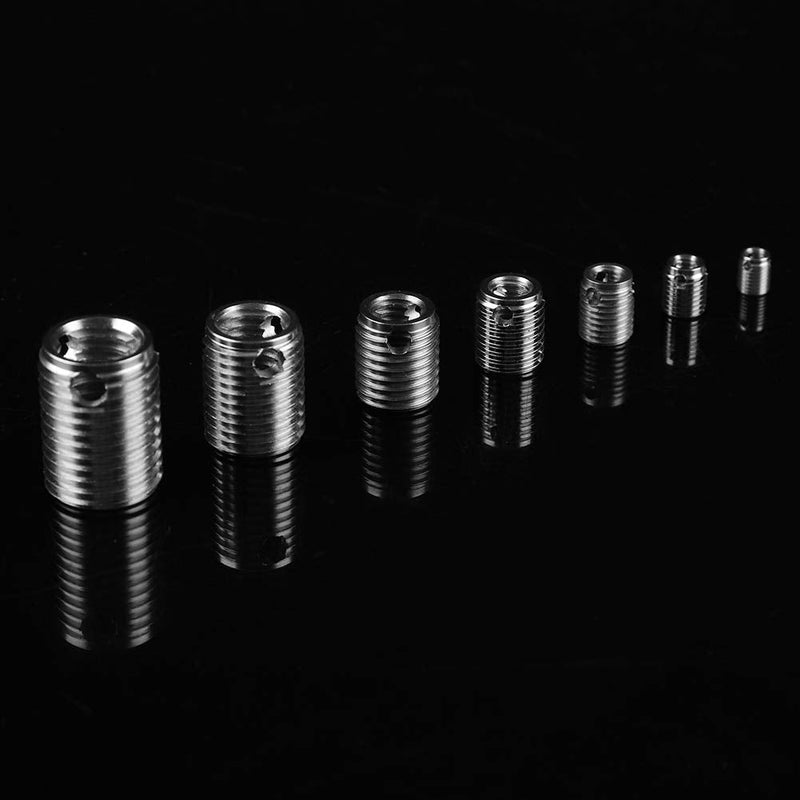  [AUSTRALIA] - 58Pcs 308 Stainless Steel Inner Thread Self Tapping Thread Inserts Set Thread Reinforce Repair Tool