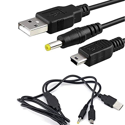  [AUSTRALIA] - Skywin PSP Charger Cable 6 Feet 2-in-1 Replacement Charger Cable Compatible with Playstation Portable PSP 1000 2000 3000 and PS3