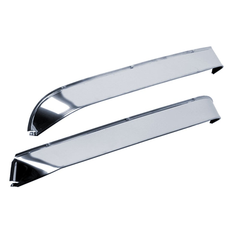  [AUSTRALIA] - Auto Ventshade 12032 Ventshade with Stainless Steel Finish, 2-Piece Set for 1971-1996 Chevrolet and GMC Full Size Vans