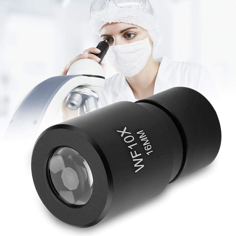  [AUSTRALIA] - WF 10X Microscope Eyepiece Accessories for Microscope Biological Microscope Lens Adapter for Microscope View 16 mm Reticle Scale 0.1 mm Interface Diameter/Mounting Size 23.2 mm