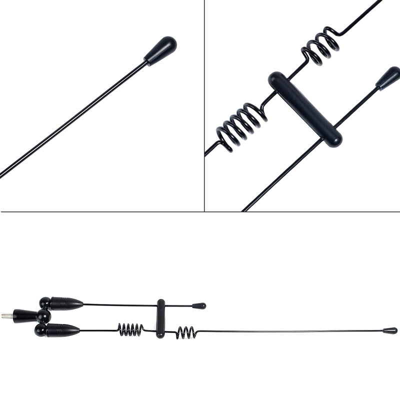  [AUSTRALIA] - TWAYRDIO Dual Band Antenna for Ham Two Way Radio, 144/430MHz VHF UHF Mobile Car Radio Antenna Full Kit with 3.6" Magnet Mount and 13ft RG58 Coax Cable PL259 Plug for 2M/70cm Amateur Transceiver