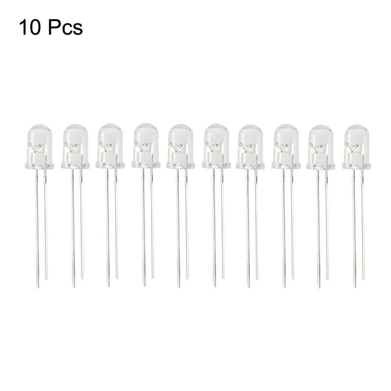 uxcell 10pcs Photosensitive Diode Photodiodes Light Sensitive Sensors,5mm Clear Round Head Receiver Diode - LeoForward Australia