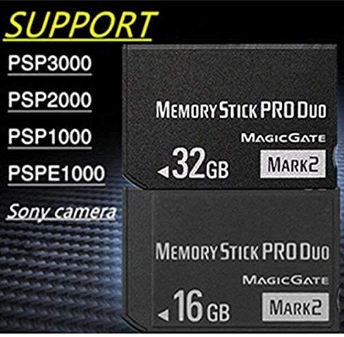  [AUSTRALIA] - XINHAOXUAN High Speed 16GB Memory Stick Pro Duo (MARK2) for Sony PSP Accessories/Camera Memory Card