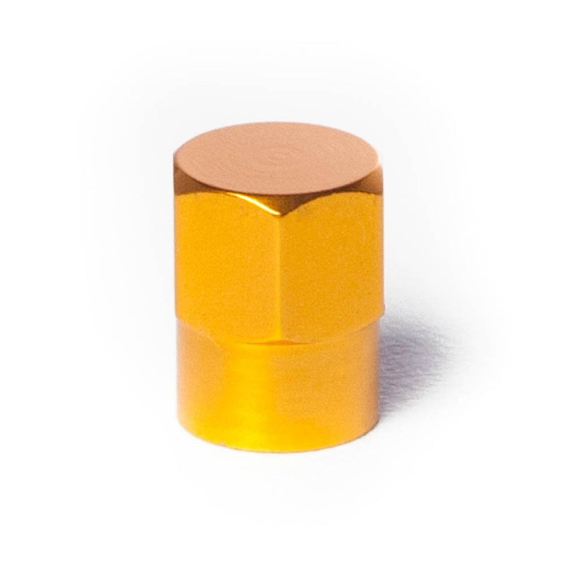  [AUSTRALIA] - Circuit Performance VC3 Series Gold Aluminum Valve Stem Caps (8 Pieces)