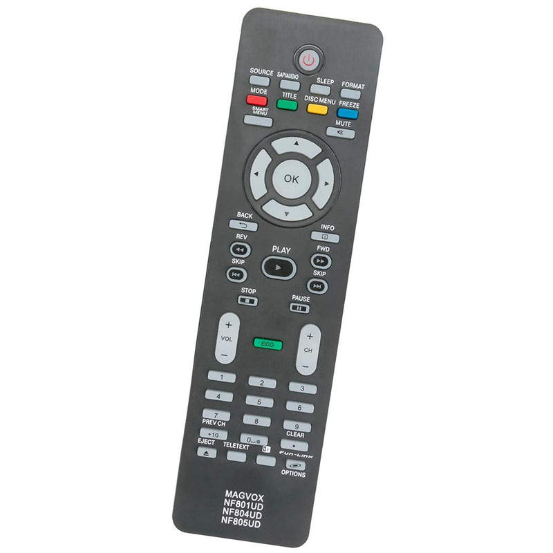 New NF804UD Replaced Remote fit for Magnavox TV 19MF330B/F7 32MF301B 32MF301B/F7 19ME360B 19MF330B 22MF330B 22ME360B 26MF330B 32MF330B 40MF430B 46MF401B 46MF440B 19ME301B 19ME601B 19MF301B 19MF301D - LeoForward Australia