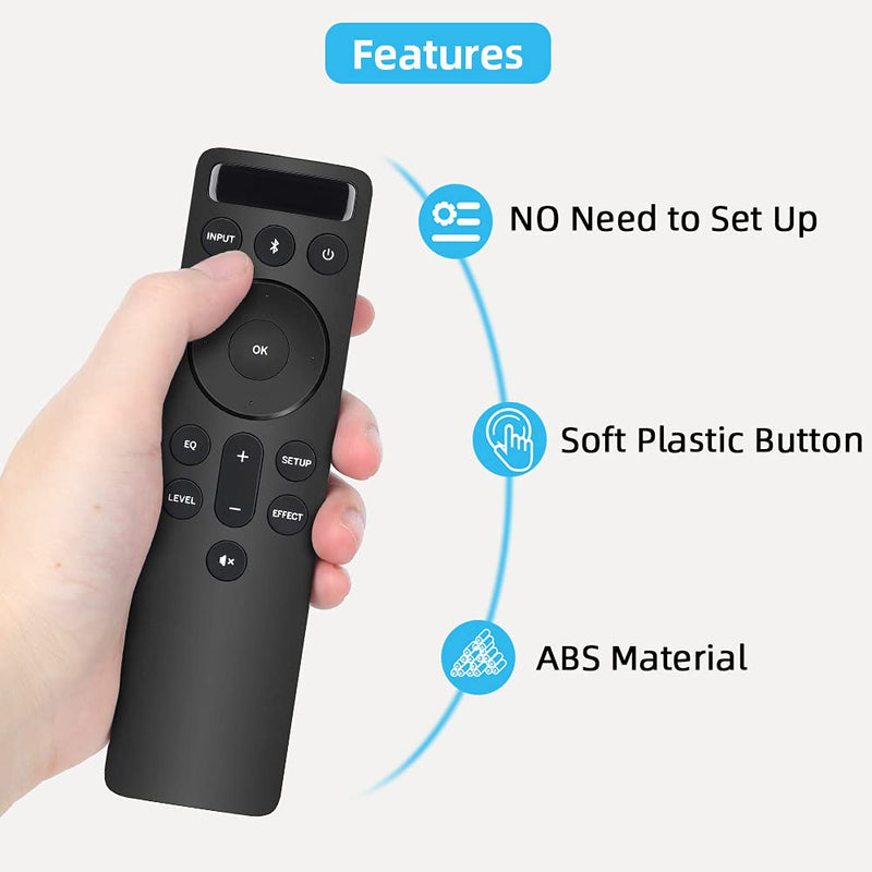  [AUSTRALIA] - UNOCAR Backlit Display Bluetooth Remote Replacement for Vizio 5.1 2.1 Home Theater Soundbar Sound Bar Speaker System Replacement Control V21d-J8 V21x-J8 V21-H8 V51x-J6 V51-H6 M21d-H8R M51ax-J6