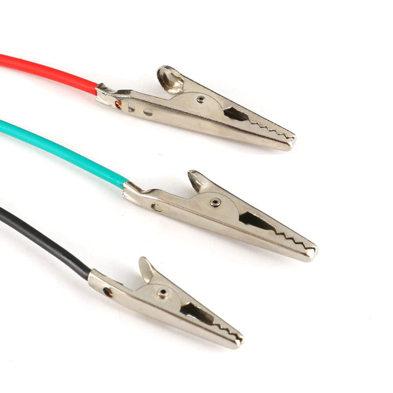  [AUSTRALIA] - 10pcs Alligator Electrical Clips Lead, Double Ended Alligator Clips for Test Probes & Leads with 5 Colors Alligator Clips 2