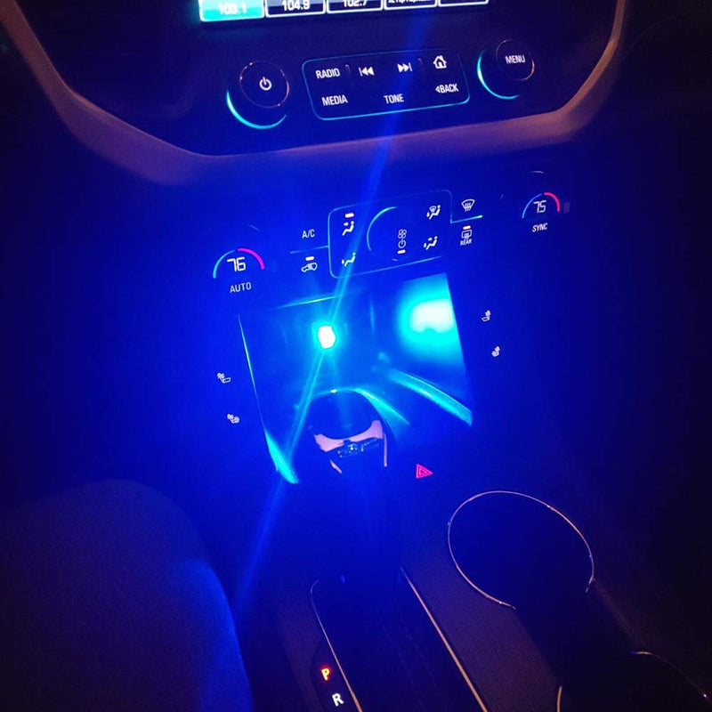  [AUSTRALIA] - Lipctine USB LED Car Interior Atmosphere Lamp, Night Led Decoration Mini USB Light, Ambient Lighting Kit, Charging for Interior Led Lights White Blue Red Yellow Green Pink Ice Blue 7PCS (7 Colors) 7 color(7PCS)