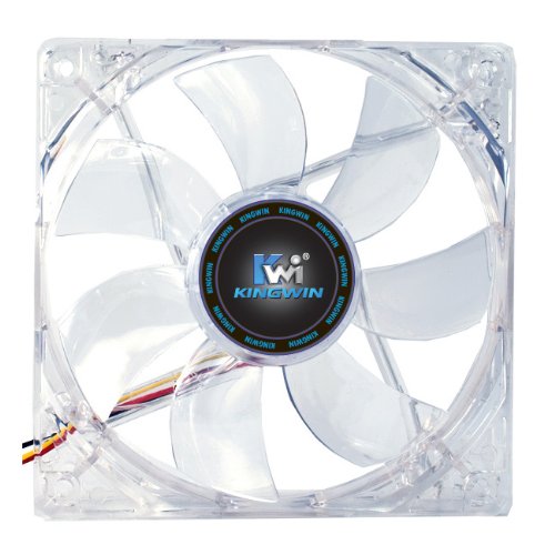  [AUSTRALIA] - Kingwin 120mm CFBL-012LB Silent Fan, For Computer Cases, CPU Coolers, Long Life Bearing, Quiet Efficient Cooling, and Provide Excellent Ventilation for PC Cases-[Blue LED] Blue