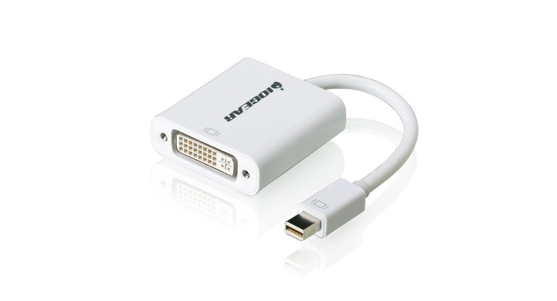  [AUSTRALIA] - IOGEAR Mini DisplayPort (M) to DVI (F) Adapter - Full HD 1080p - Thunderbolt Compatible - DVI 1.0 up to 1.65Gbps - MacBook Air/Pro - Microsoft Surface Pro/Dock - Monitor - Projector & More - GMDPDVIW6 Mini DisplayPort to DVI Adapter Cable