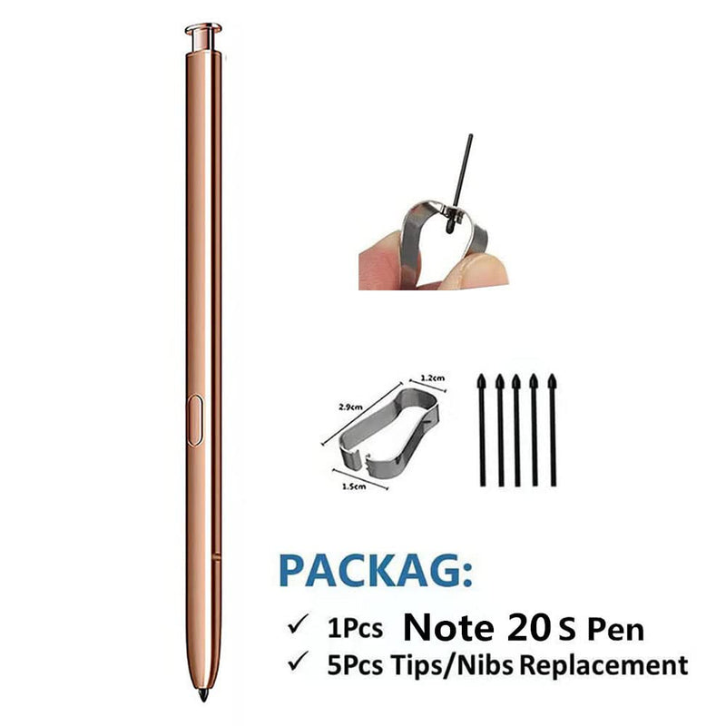  [AUSTRALIA] - Note 20 Ultra S Pen Replacement (WithBluetooth) for Samsung Galaxy Note 20 Note 20 Ultra 5G All Versions Stylus Touch S Pen +Tips/Nibs (Bronze) Bronze