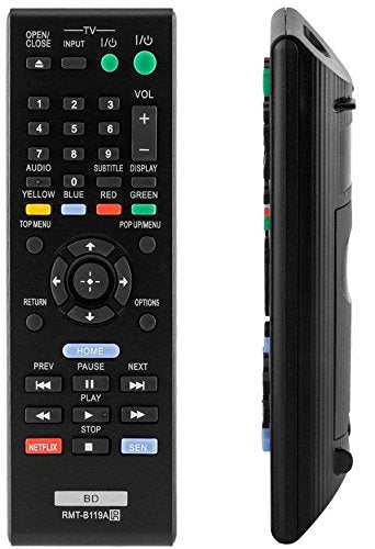 New Remote RMT-B119A Compatible with Sony Blu-Ray Disc DVD Player BDP-BX59 BDP-S390 BDP-S590 BDP-BX110 BDP-S1100 BDP-S3100 BDP-BX310 BDP-BX510 BDP-S580 DP-BX510 BDP-BX59 BDP-BX39 - LeoForward Australia