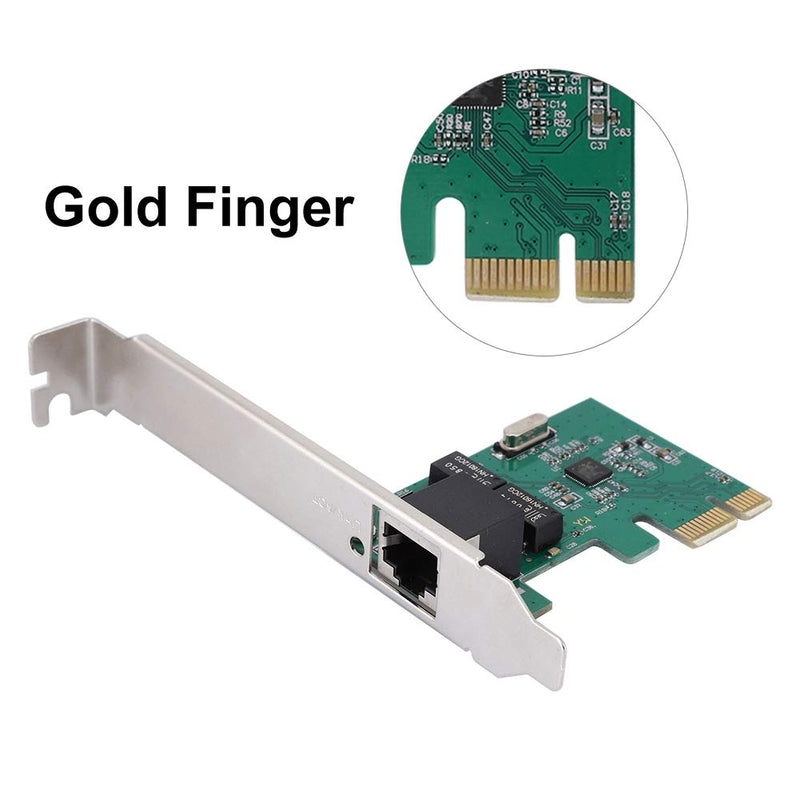  [AUSTRALIA] - PCI-E Network Card,PCI-E One-Port Desktop Realtek RTL8111E Network Card 10/100/1000Mbps Gigabit Ethernet,Gigabit PCI Express Ethernet Network Interface Card