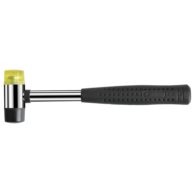  [AUSTRALIA] - Marketty Tool 25mm Dual Head Nylon Rubber Hammer Jewelers Metal Mallet and Two Conversion Head