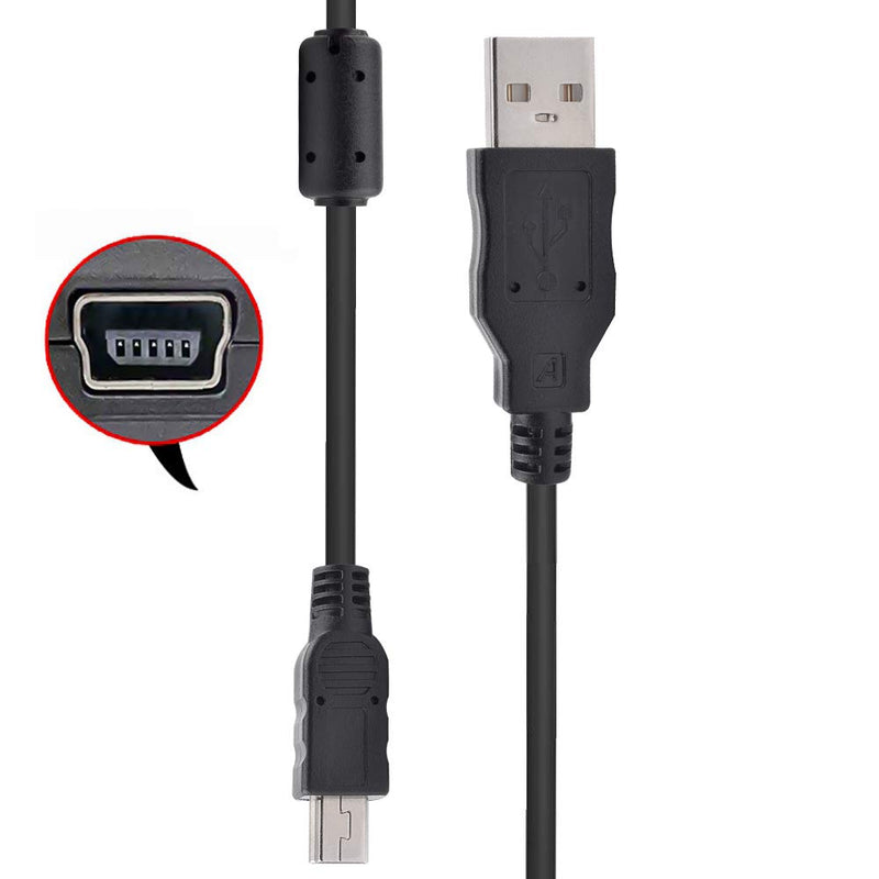  [AUSTRALIA] - Xivip UC-E15 USB Cable,3.3 ft USB Charger Data Cable,USB Mini-B Universal Digital Camera Data Transfer Cord Charger Cable Compatible with Digital Camera SLR DSLR D600 D7000 D3S D3000 D3X D90 D700 D60 3.3FT/1M