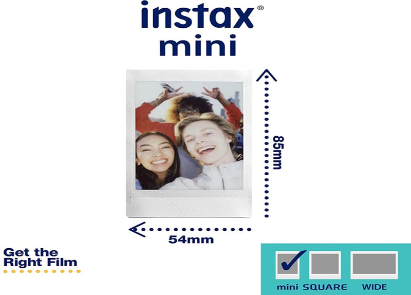  [AUSTRALIA] - Fujifilm Instax Mini Monochrome Film - 10 Exposures 10 Film Pack