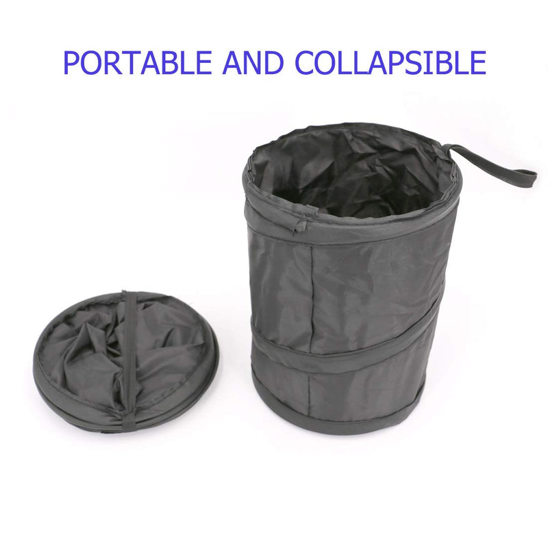 UTSAUTO Car Trash Can Portable Garbage Bin Collapsible Pop-up Leak Proof Trash Can Bag Waste Basket Bin Rubbish Bin 1Pcs Type1 1Pcs - LeoForward Australia