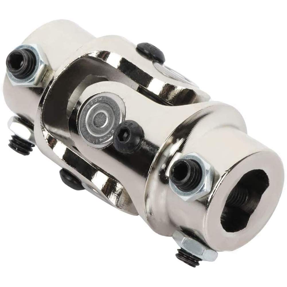  [AUSTRALIA] - Cheriezing 3/4" DD x 3/4" DD Nickle Plating Single Steering Universal Joint, Length 3-1/4 Inch (83mm) 3/4 DD x 3/4 DD